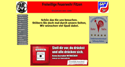 Desktop Screenshot of feuerwehr-fitzen.de